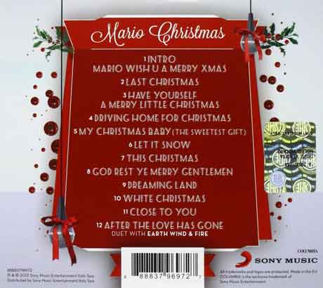 Mario Biondi Natale.Mario Biondi Mario Christmas Tracklist Album 2013 Nuove Canzoni