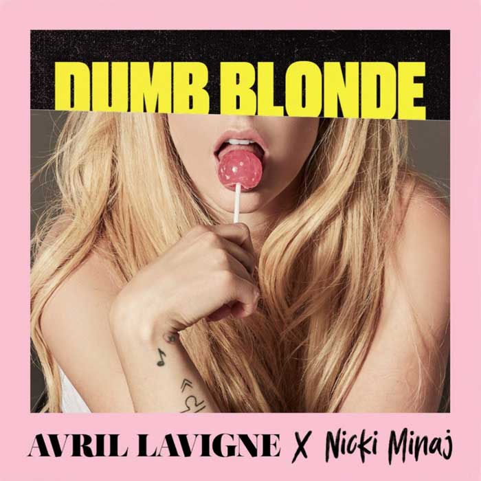 la copertina del singolo dumb blonde
