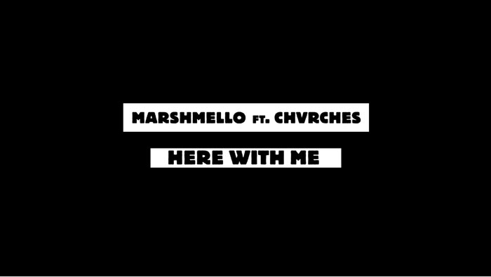 il lyric video di Here With Me