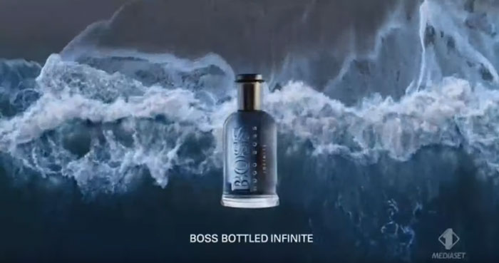 pubblicità hugo BOSS Bottled Infinite