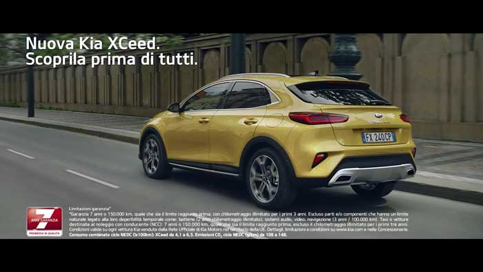 pubblicità Kia XCeed