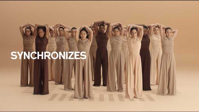 pubblicità fondotinta Shiseido Synchro Skin 2019