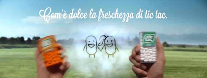 pubblicità tic tac 2019