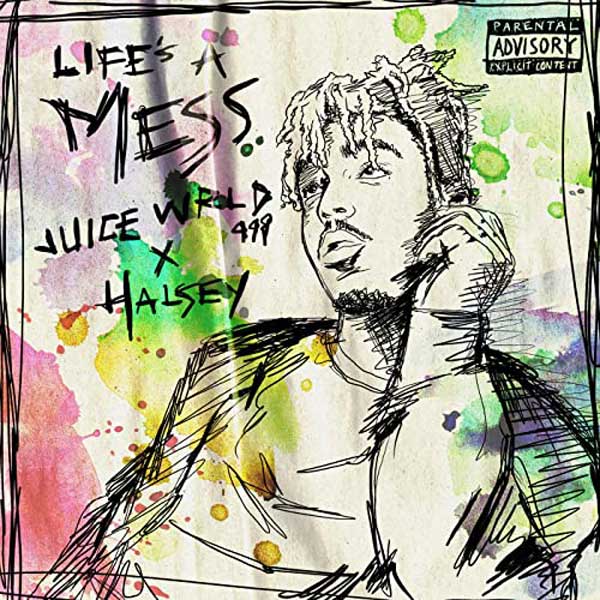 Life’s a Mess copertina brano Juice WRLD