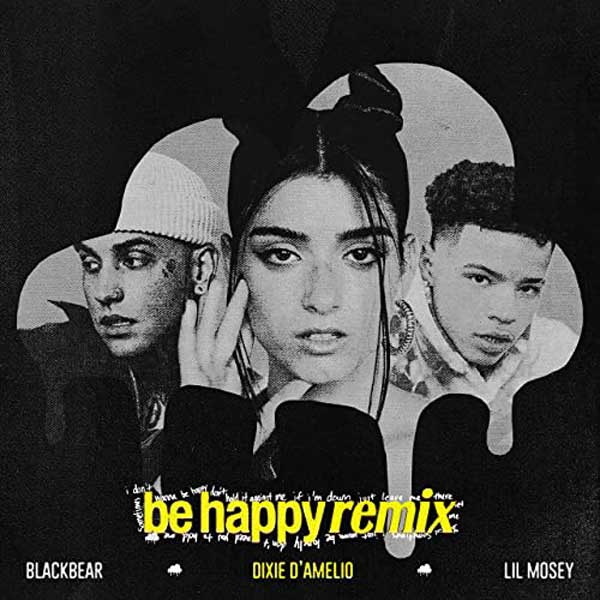 copertina canzone be happy remix