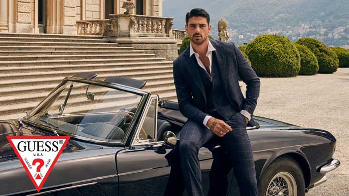 pubblicità guess 2020 con michele morrone