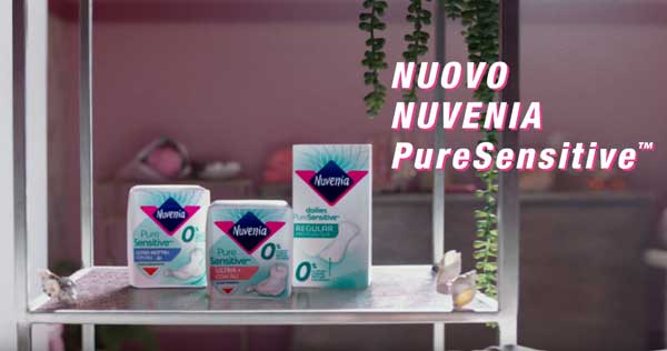 pubblicità Nuvenia pure sensitive 2020