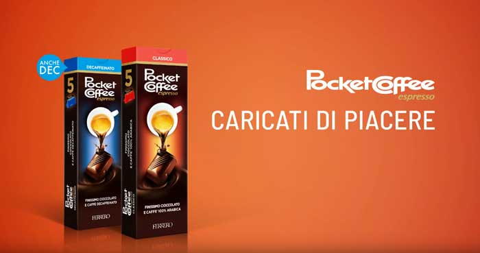 pubblicità pocket coffee 2020