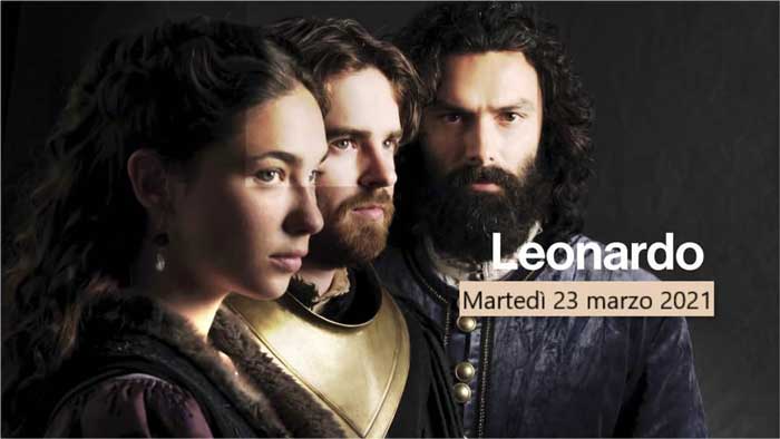 Leonardo serie televisiva rai 2021