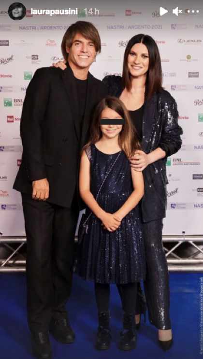 Laura Pausini, marito e figlia